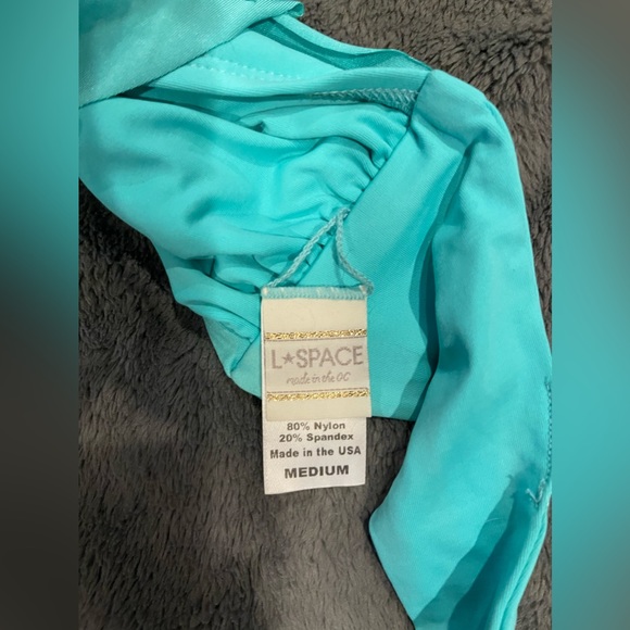L*space turquoise bandeau top - Picture 4 of 5